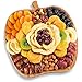 Dried Fruit and Nuts In Bamboo Apple Shape Serving Tray
