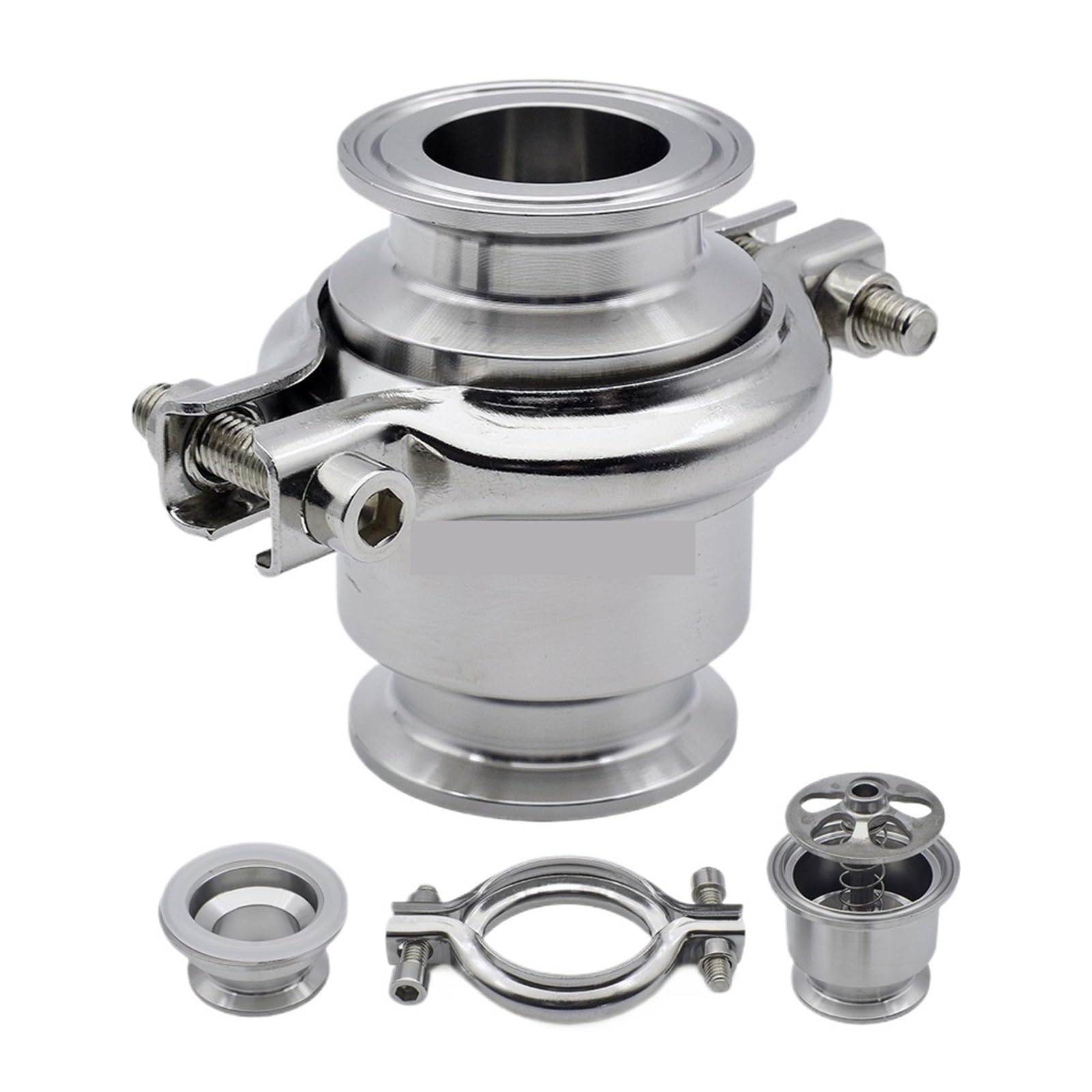 Uyzndkvsi Sus304 Check Valve /316L Stainless Steel 1 Way Vertical Non-Return Valve(,76Mm Ferrule91)