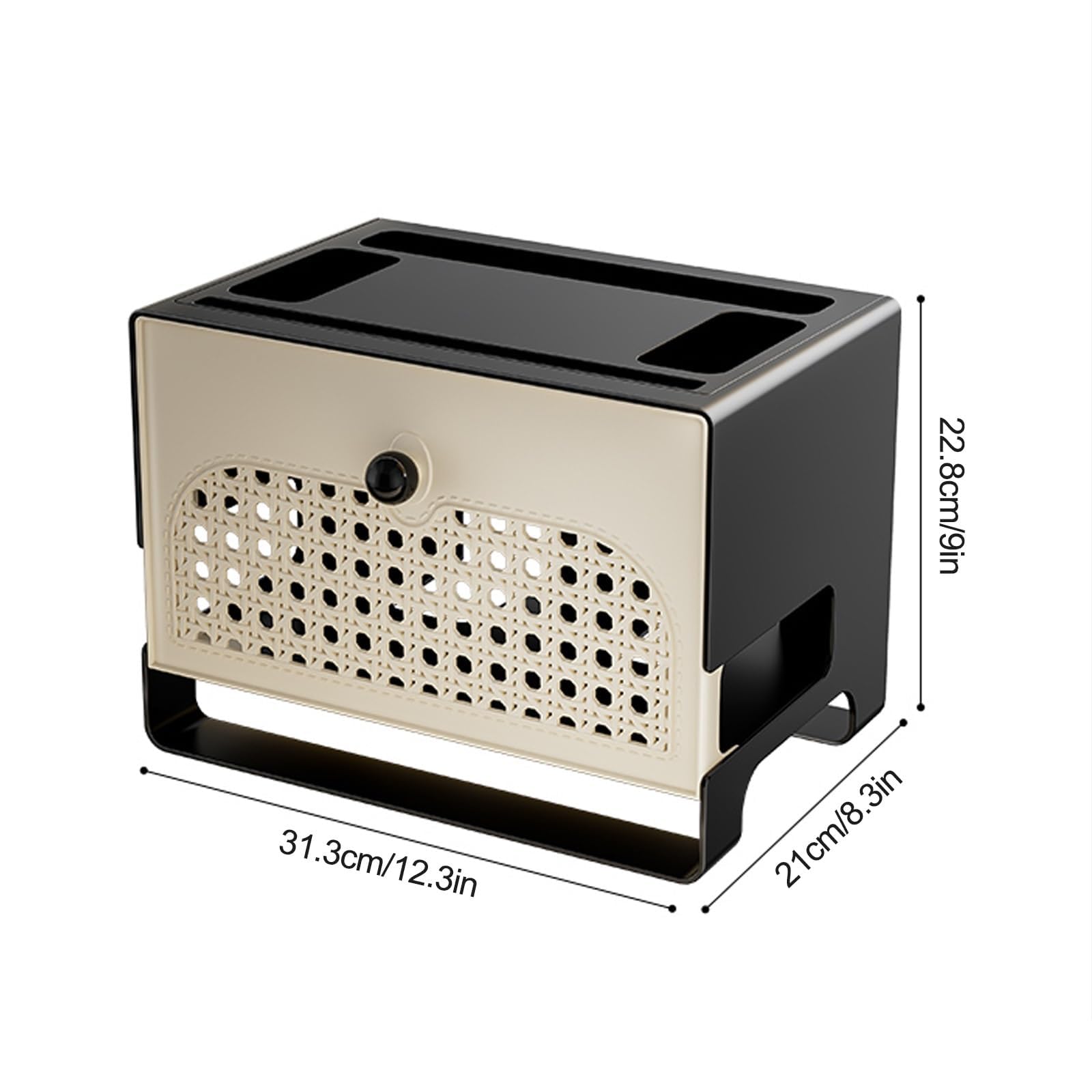 Mensola per Router, mensola per proiettore, mobiletto portaoggetti per Router WiFi, nascondi Cavi per casa e Ufficio
