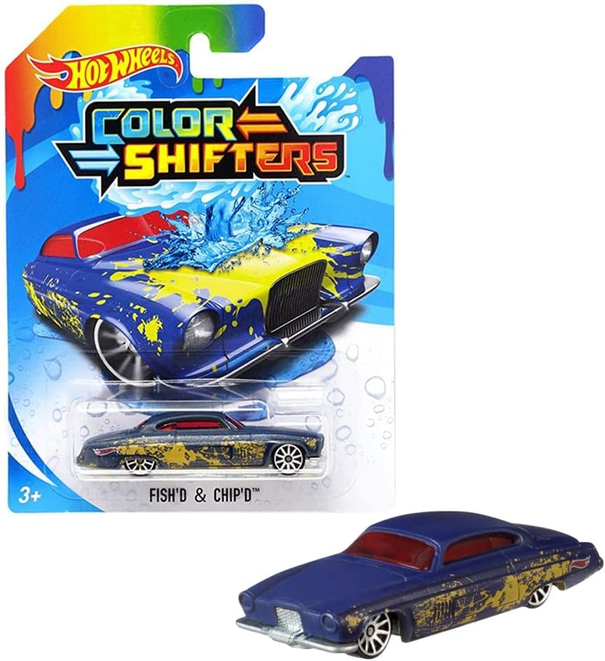 Hot Wheels Color Shifters - Fish'd & Chip'd - BHR31 - Black, Yellow