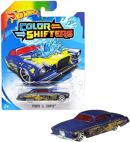 Miniatura 5 de Hot Wheels Cambiadores de color - Fish'd & Chip'd - BHR31 - Negro, Amarillo