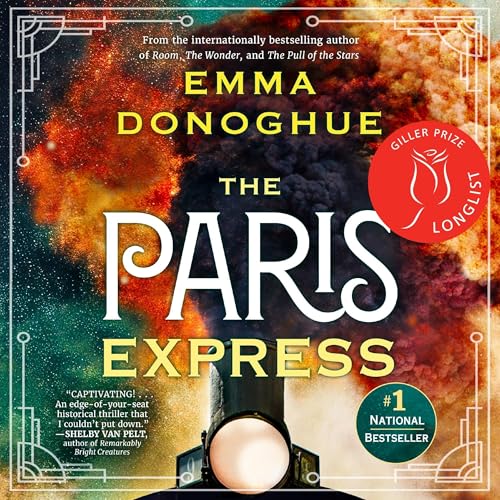 The Paris Express Audiolibro Por Emma Donoghue arte de portada