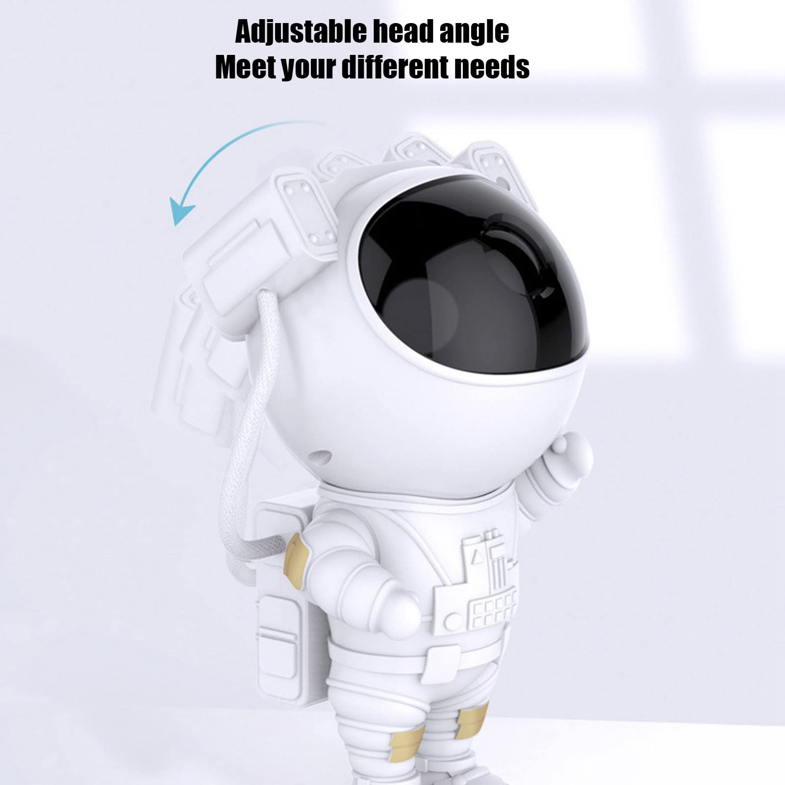 Les-Theresa Astronaute Projecteur Galaxy, Projecteur Galaxie Plafond, Astronaute Projecteur Galaxie avec Nébuleuse USB Lampe Nuit Etoilér avec Minuterie et Télécommande pour Chambre Plafond