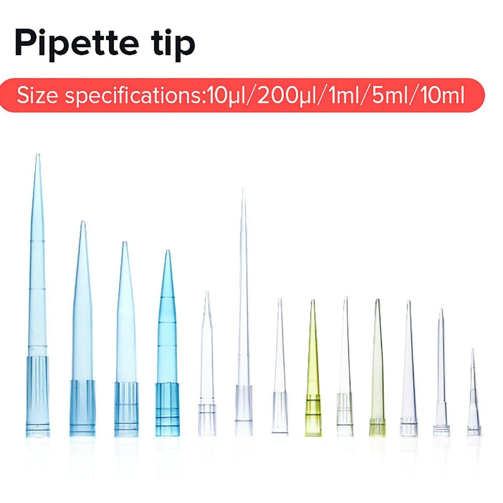 Puntas De Pipeta De Laboratorio (Universales / 10ul-10ml), 100-1000 Piezas, Transparentes, para Movimiento De LíQuidos En Laboratorios De MicroquíMica,10ml(100pieces)