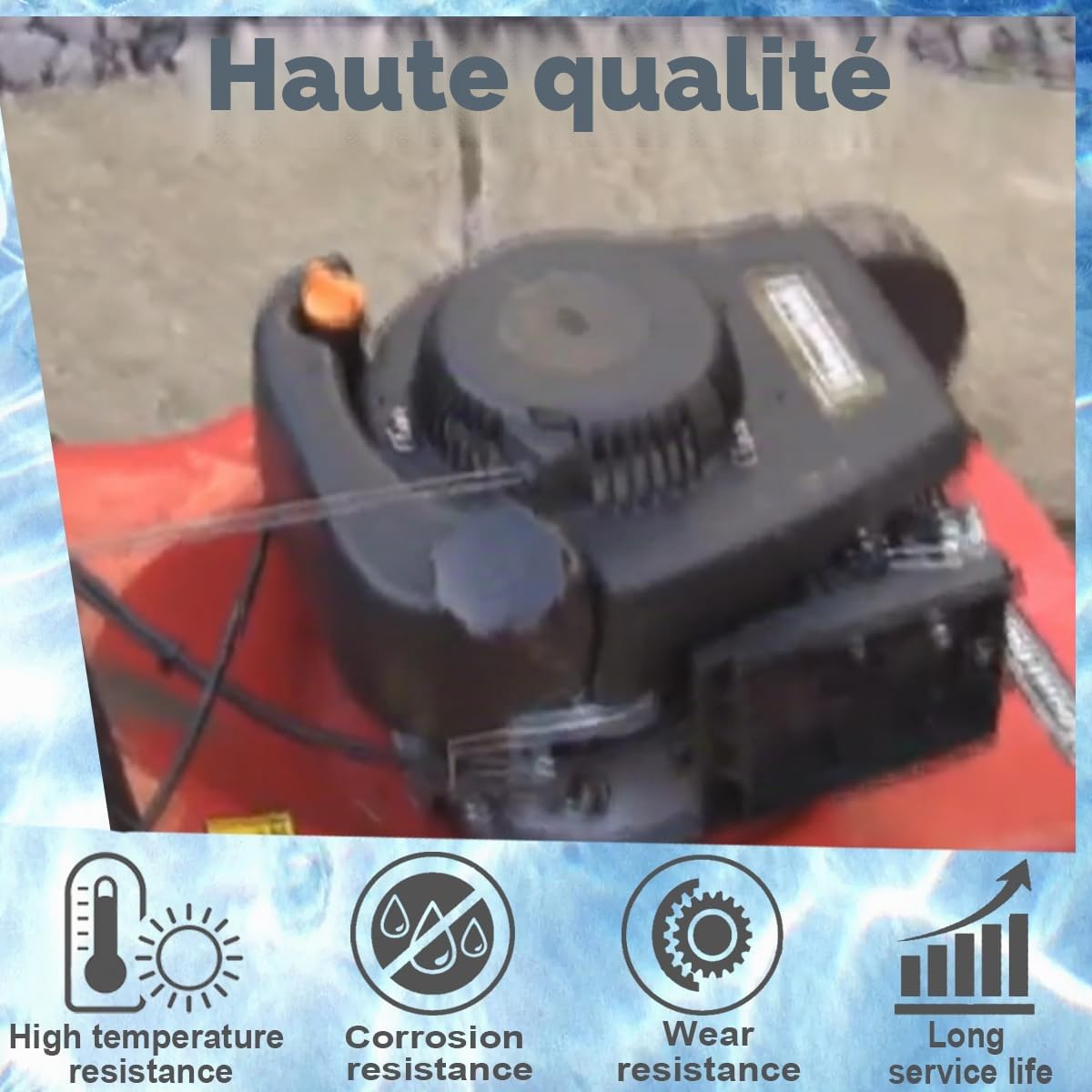 ZAMDOE Démarreur à Cordon pour Mountfield GGP HP454 RV40 RV150 SV150 V35 V35R Tondeuse à Gazon pour CastelGarden Moteurs 150 cm³ avec réservoirs de Carburant indépendants démarreur Manuel