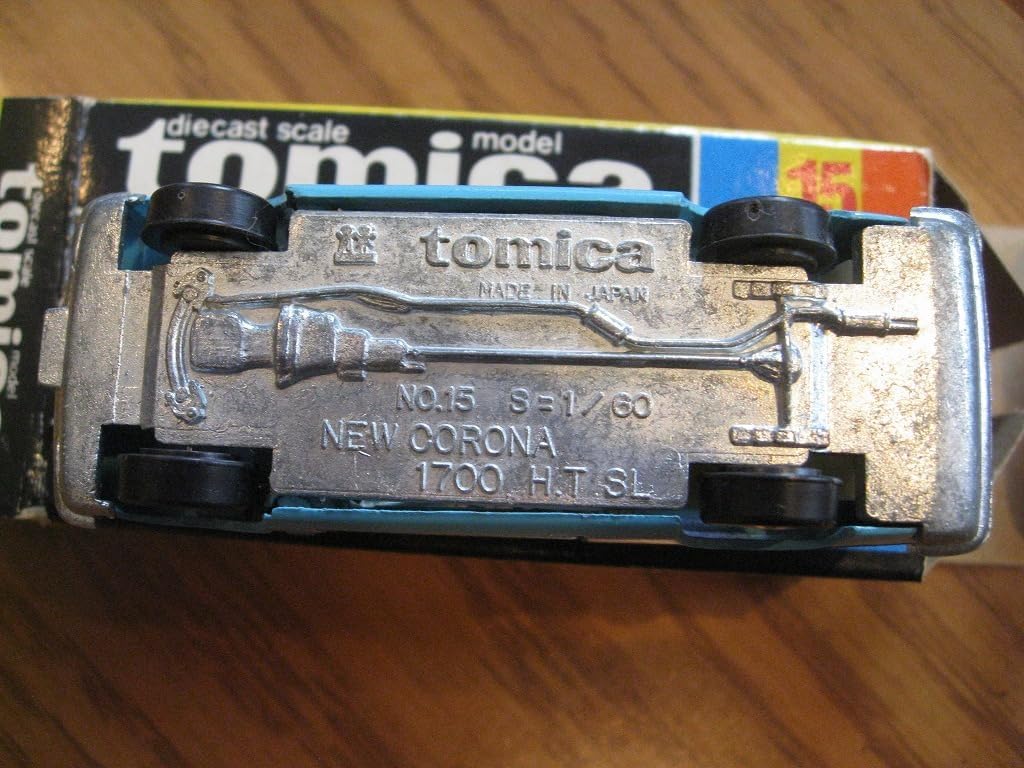 ☆黒箱トミカ☆Newコロナ 1700 ハードトップSL スカイブルー系☆日本