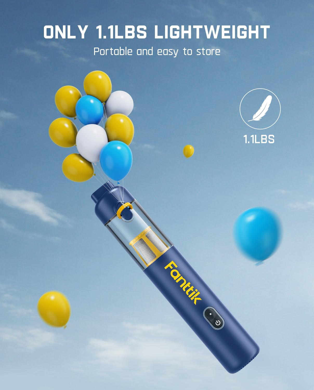Fanttik Slim V8 APEX Cordless Car Vacuum & Air Duster 4-in-1 Portable Mini Vacuum with 19000pa Suction Power for Pet Hair Type-C Charge One-Touch Empty for Car Office Desk Keyboards Blue product thumbnail 6
