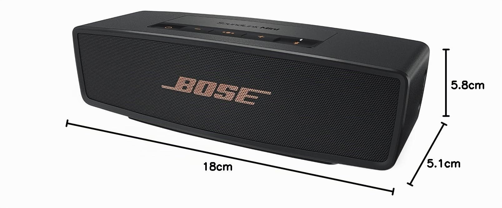 Bose - Sound Link Mini Bluetooth Speaker II Negro/Oro