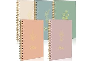 Delightful Notebooks, Perfect for College Students: A Collection of Five Aesthetic Gueevin Notebooks