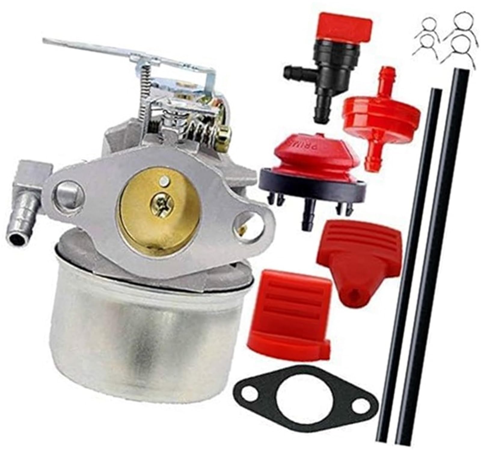 Demulax One Color Engine Fuel Mixing Carb Carburetor, For Tecumseh 5Hp Engines, For 632107A 640084B 640105 Models, For Toro 38035 38052 520-902 Snow Blowers 1