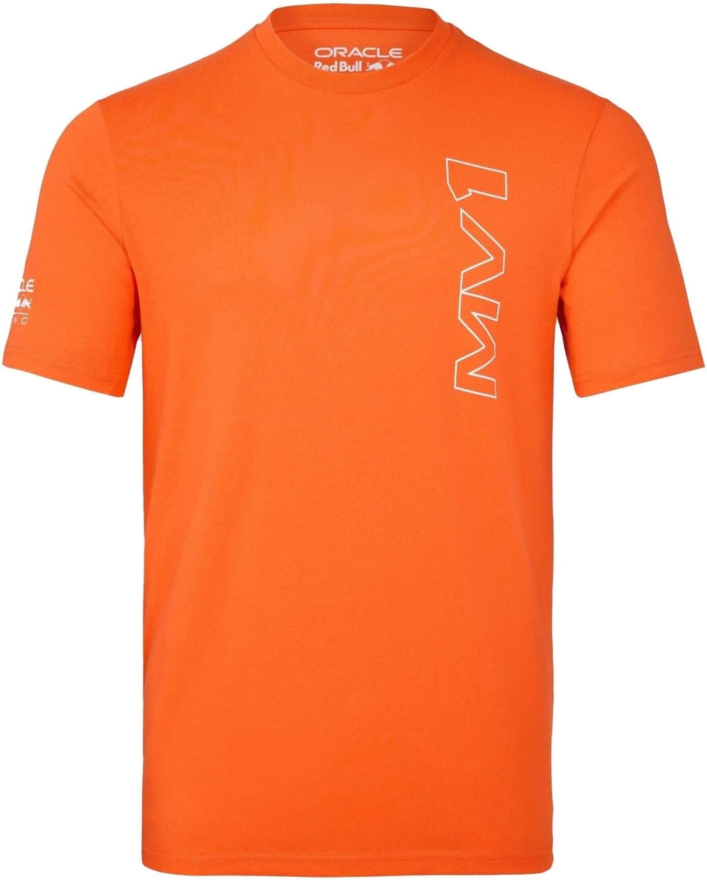 Red Bull Racing Formula One Team - Official 2023 Formula 1 Merchandise - Core Driver Fanwear Max Verstappen T-Shirt - Exotic Orange - Unisex