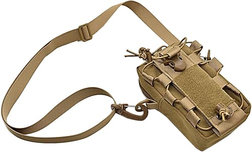 Miniatura 6 de Bolsa táctica multiusos EDC Molle para la cintura, bolsa de cintura para teléfono celular, funda para teléfono celular, funda para camping,