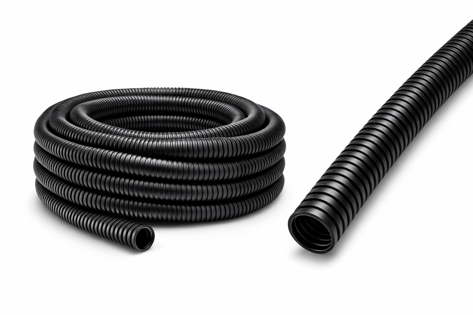SYLIX 10MM Flexible PVC Corrugated Conduit Pipe | Black Electrical Wire Protection Tube | Durable & Bendable | for Cable Management & Wiring | Industrial & Home Use (5MTR,)-image-26