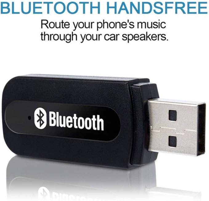 Receptor Bluetooth USB para Coche, Adaptador de Audio Inalámbrico miniatura 4