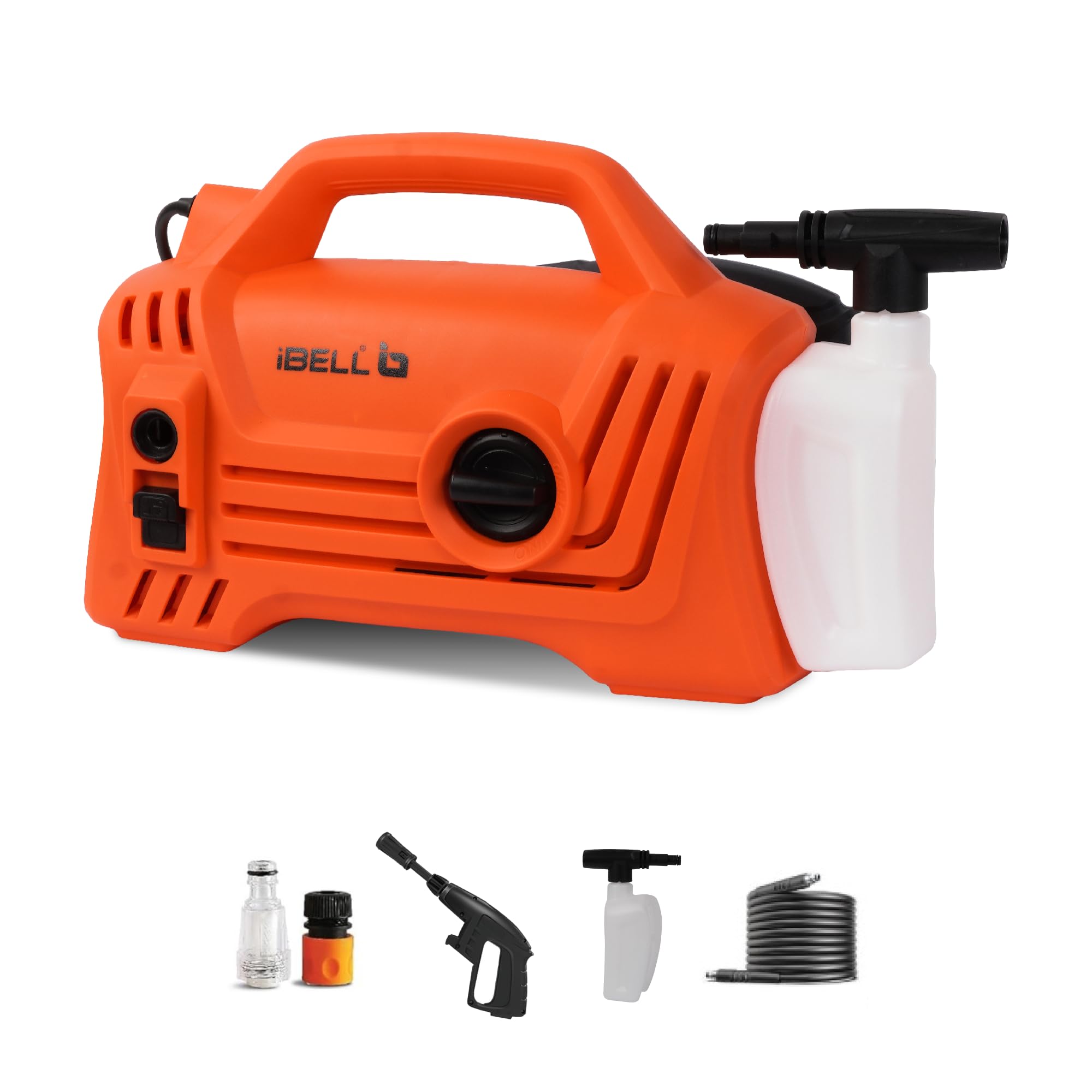 IBELL NANOJET High Pressure Car Washer Machine 1500 Watts Motor, Pressure 120 Bars, 6.2 L/Min Flow Rate, 5 Meters Outlet Hose for Car, Bike and Home Cleaning Purpose (B09GRPG7RD) Amazon Price History, Amazon Price Tracker