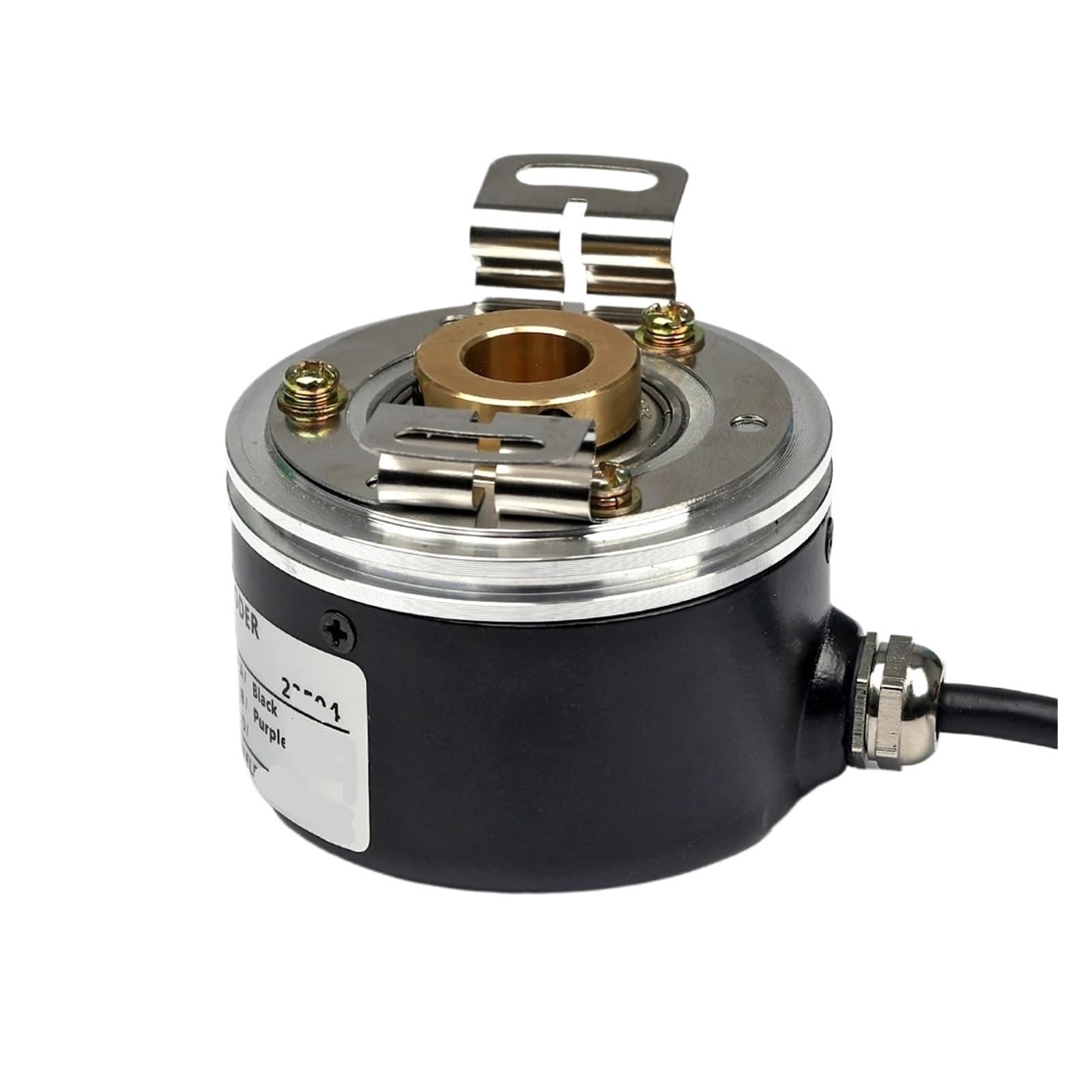 58mm Incremental Rotary Encoder 15MM Through-Hole Shaft Photoelectricity