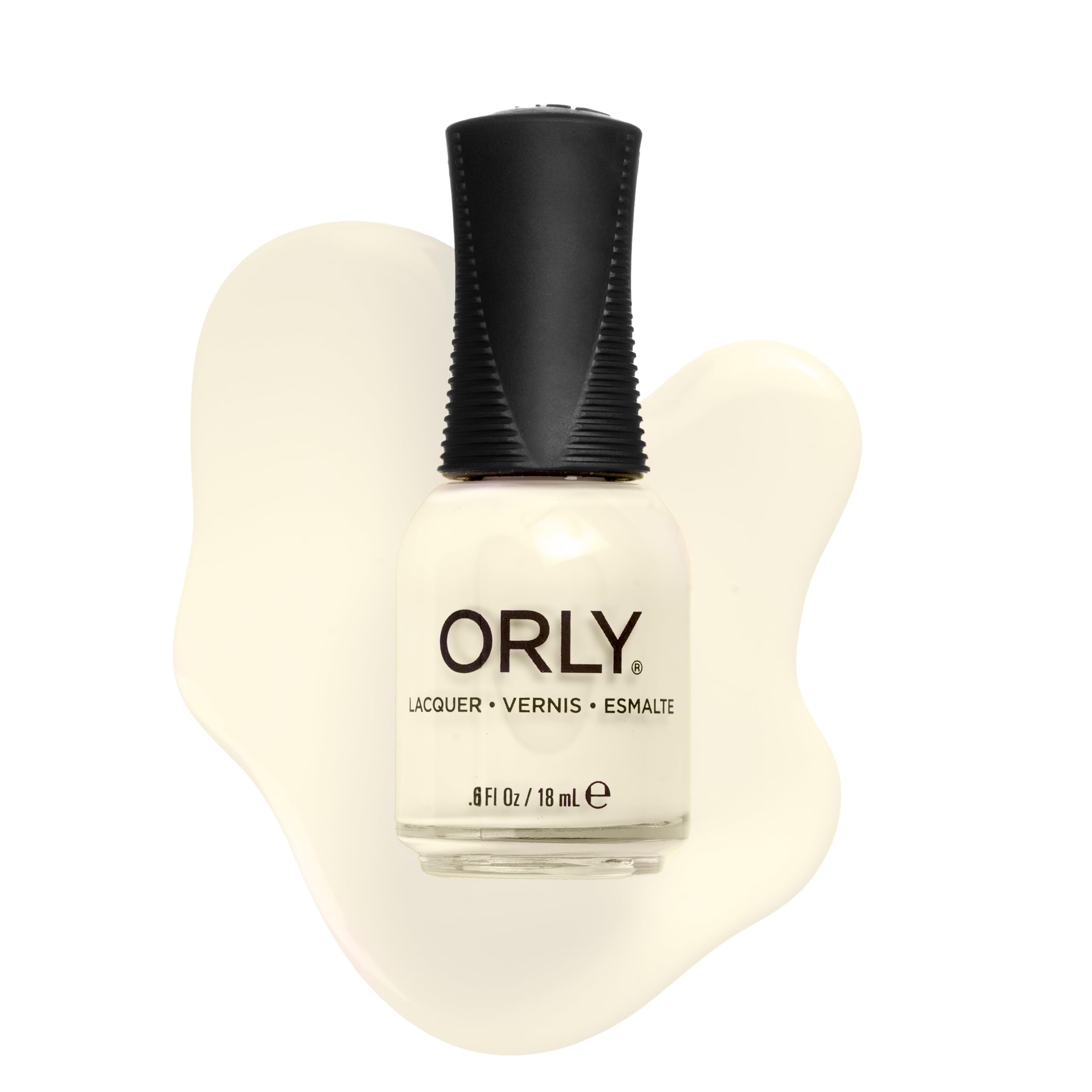 ORLY Soft Yellow Nail Polish | Creme Finish | Smooth, Even Coverage | Precision Gripper Cap | Vegan & Cruelty-Free (Milk Tea)