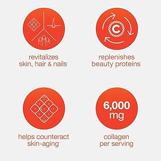 Youtheory Advanced Collagen with Vitamin C - 6,000 mg Hydrolyzed Collagen Peptides & Amino Acids - Hair, Nails, Joints & Bones Support - 120 Tablets (20-Day Supply)*