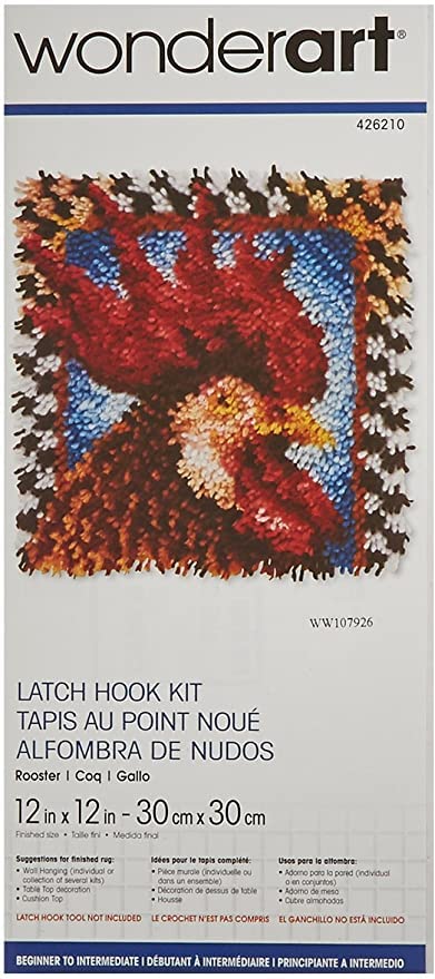 Image of Wonderart Latch Hook Yarn, Rooster