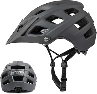Ckorison Mountain Bike Helmet for Adults Men/Women - Lightweight MTB & Road Cycling Helmet with Adjustable Visor, High Imp...
