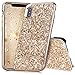 Produktbild Homikon Silikon Hülle Kompatibel mit iPhone XS Max Überzug TPU Bling Glitzer Strass Ultra Dünn Schutzhülle Soft Flex Handyhülle Kratzfeste Stoßfest Tasche Schale Bumper Case - Gold
