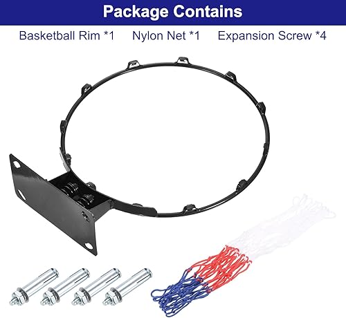 Miniatura 6 de PATIKIL Reemplazo de llantas de baloncesto con resorte fuerte