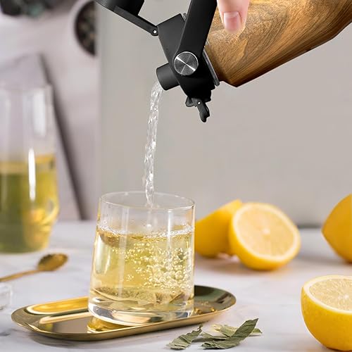 Miniatura 5 de SENDESTAR Botella de agua de 32 onzas de boca ancha de acero inoxidable aislada al vacío, doble pared con tapas de pajilla, cabe en cualquier