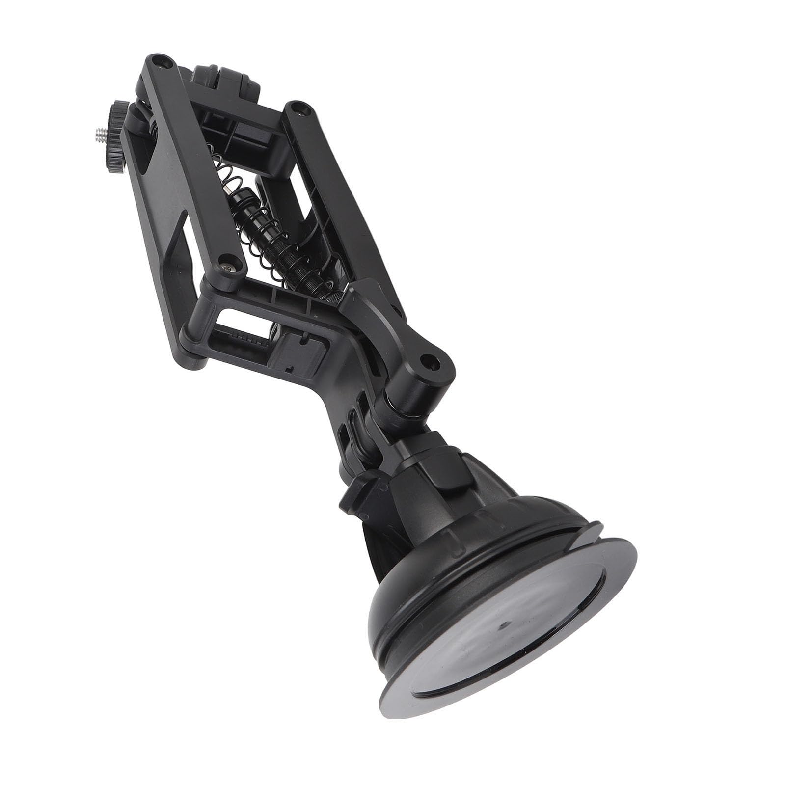 Jiawu Soporte de Coche con Ventosa Ajustable para Cámaras 3 Action 5 Pro X3 X4 - Soporte de Ventosa para Coche Resistente y Ligero - Ideal para Buscadores de Aventuras, ABS/aleación de Aluminio
