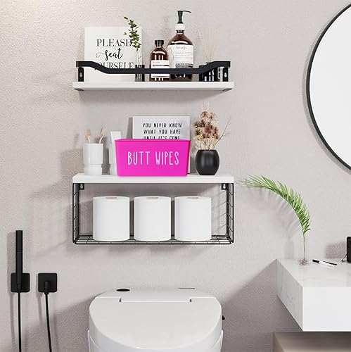 Miniatura 9 de Dispensador de toallitas para baño, tamaño mejorado (8.2 pulgadas de largo x 4.9 pulgadas de ancho x 3.9 pulgadas de alto), contenedor dispensador