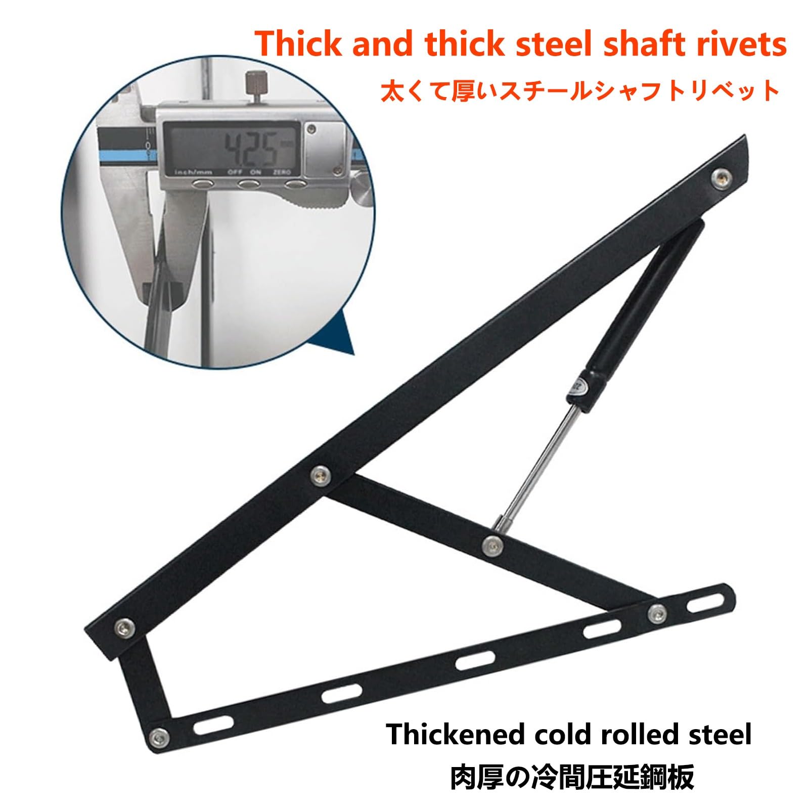 Mecanismo hidráulico de elevación de cama con soportes de pistón de gas neumático para camas de almacenamiento, accesorios plegables duraderos para soluciones de ahorro de espacio