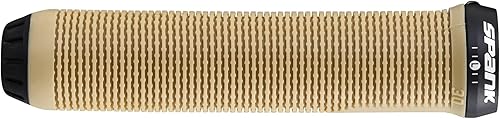 SPANK Spike Grip, Single Lock Grip, Low Profile 30mm Diameter, Tapered bar Ends, Spank 'Human Factor' Grip Pattern