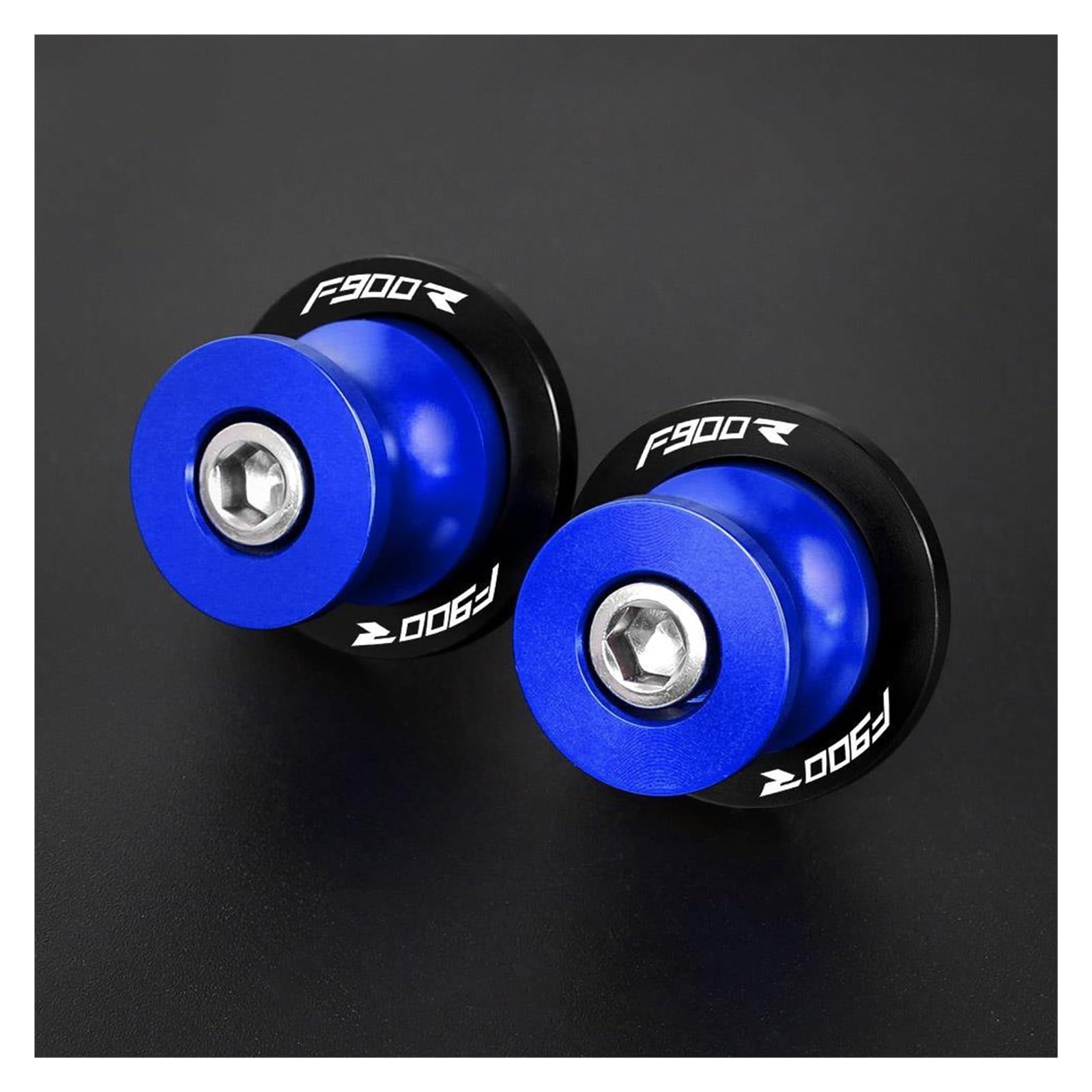 Bobines de bras oscillant F900R en aluminium CNC 8mm pour support moto arrière