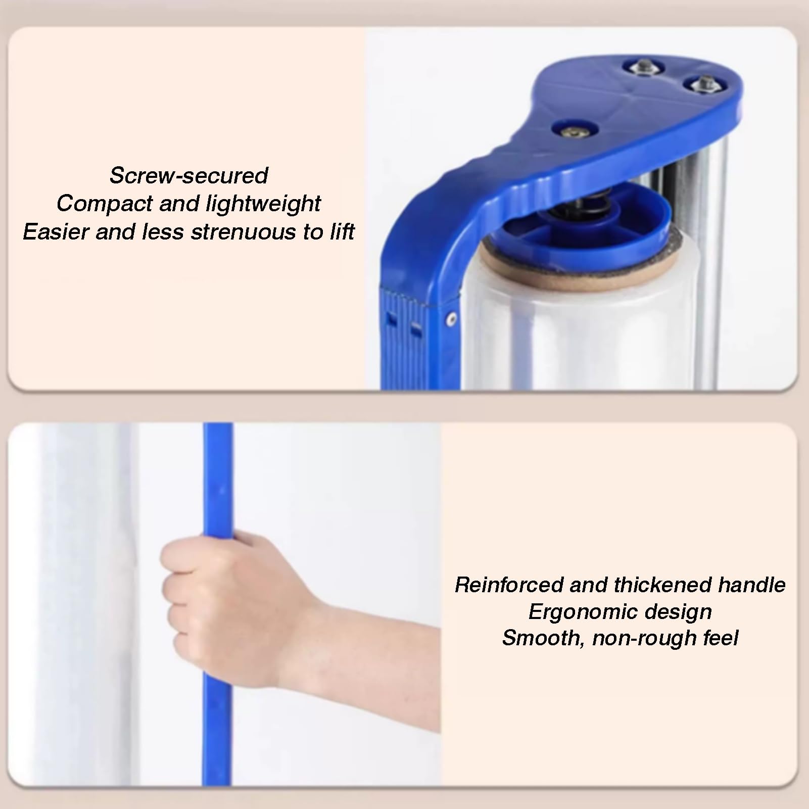 Stangenhalter For Stretchfolienspender, Folienspender, Manueller Stretchfolienspender, Ergonomisches Verpackungswerkzeug, 30 Kg Tragfähigkeit For Verpacken Von Verpackungspaletten