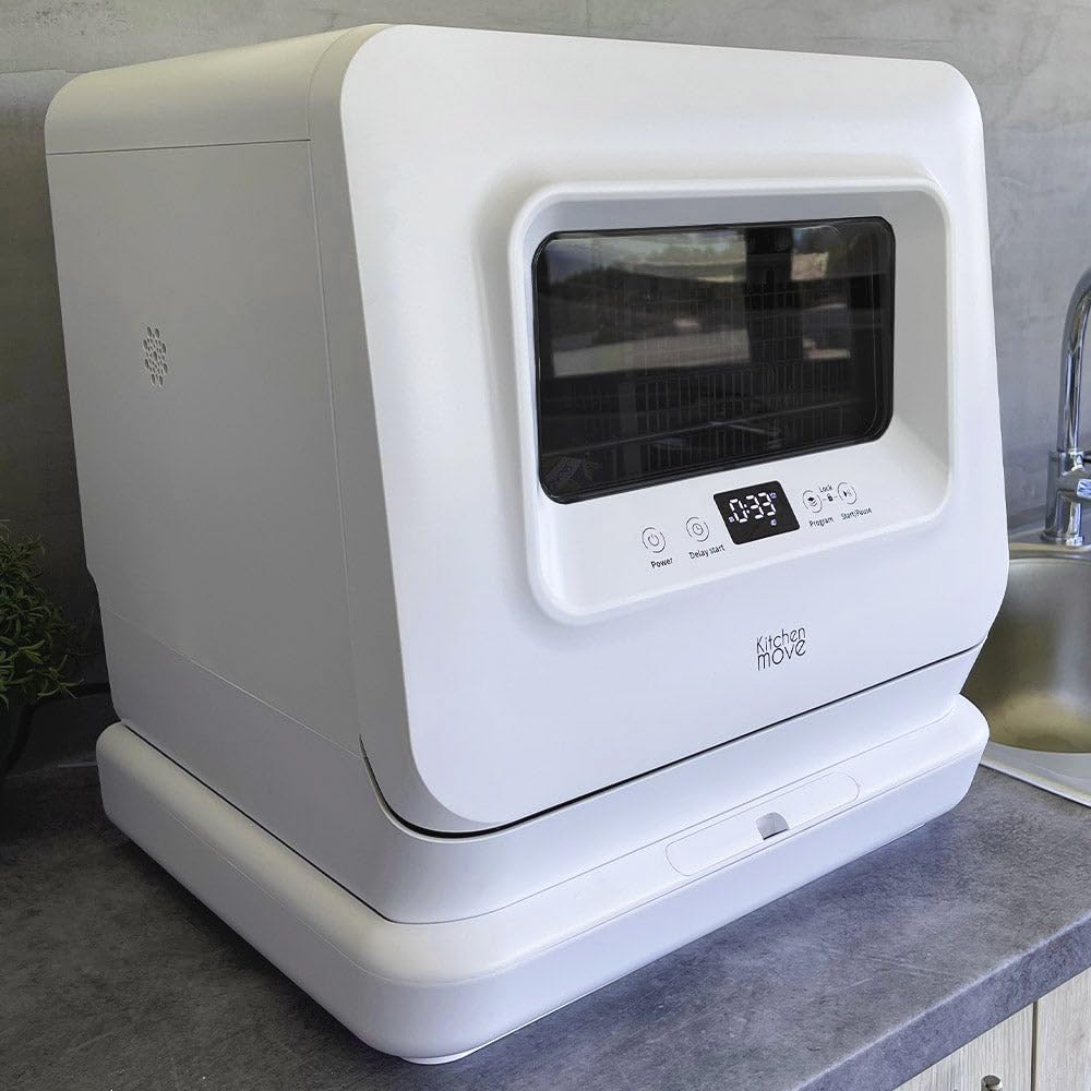 Mini lave vaisselle compact silencieux 3 couverts WASH CLEAN avec réservoir d'eau et écran LED