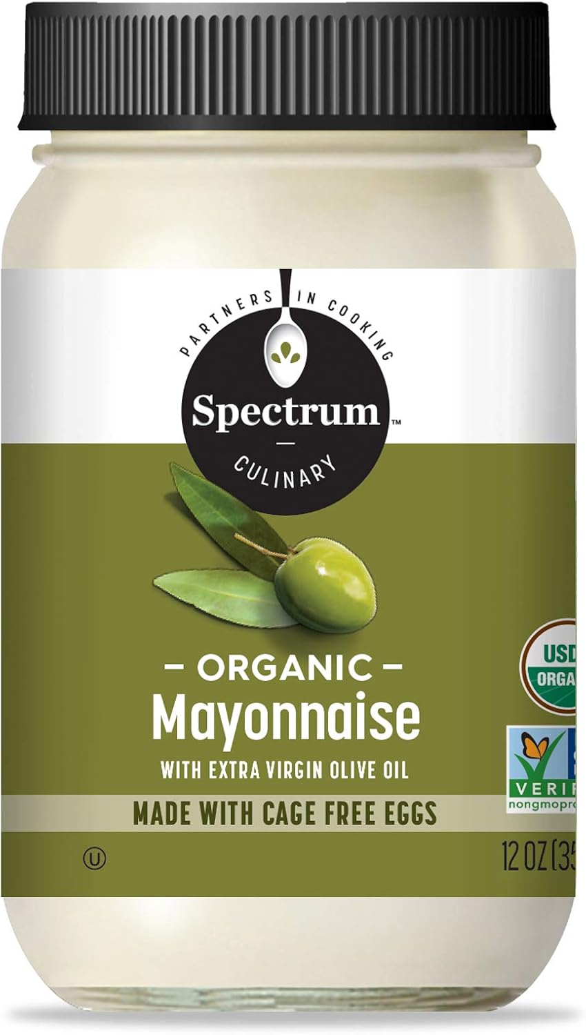 Spectrum Naturals Organic Mayonnaise with Olive Oil, 12 Ounces Amazon