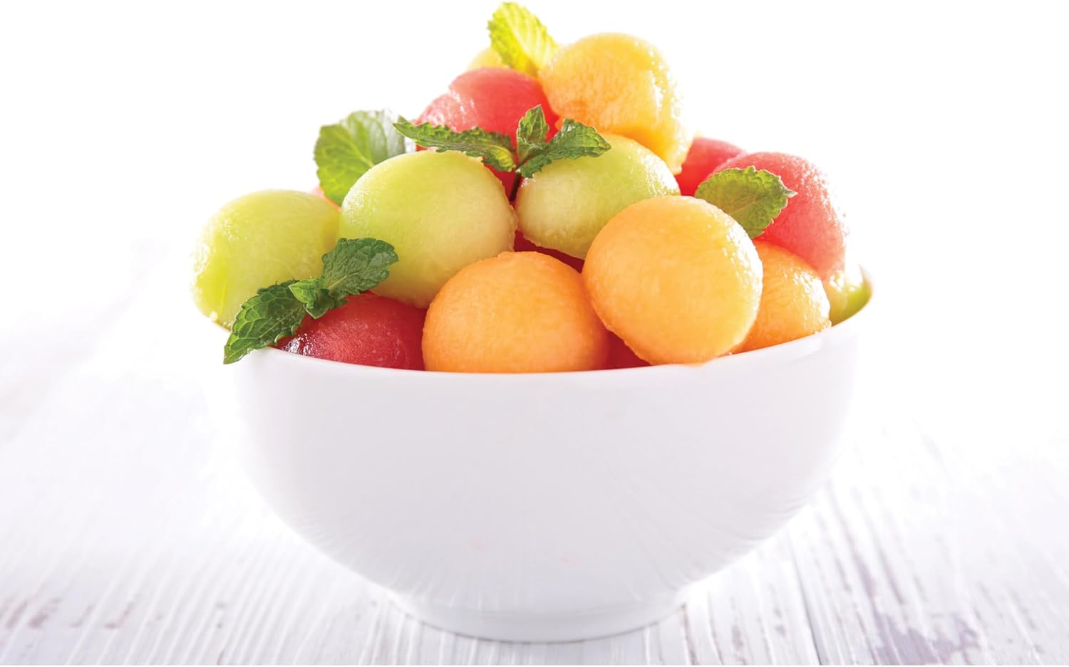 Cat Cora Melon Baller, Professional 18/8 Stainless Steel Dual Blades 22/30-MillimeterFor Melon Balls and Garnishes, Ergonomic Soft-Grip Handle