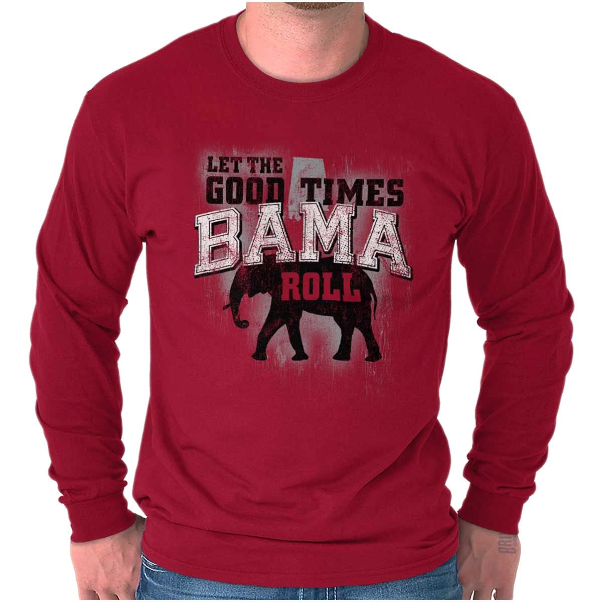 Brisco BrandsBrisco Brands Let The Good Times Roll Cool Alabama Long Sleeve TShirt Men Women
