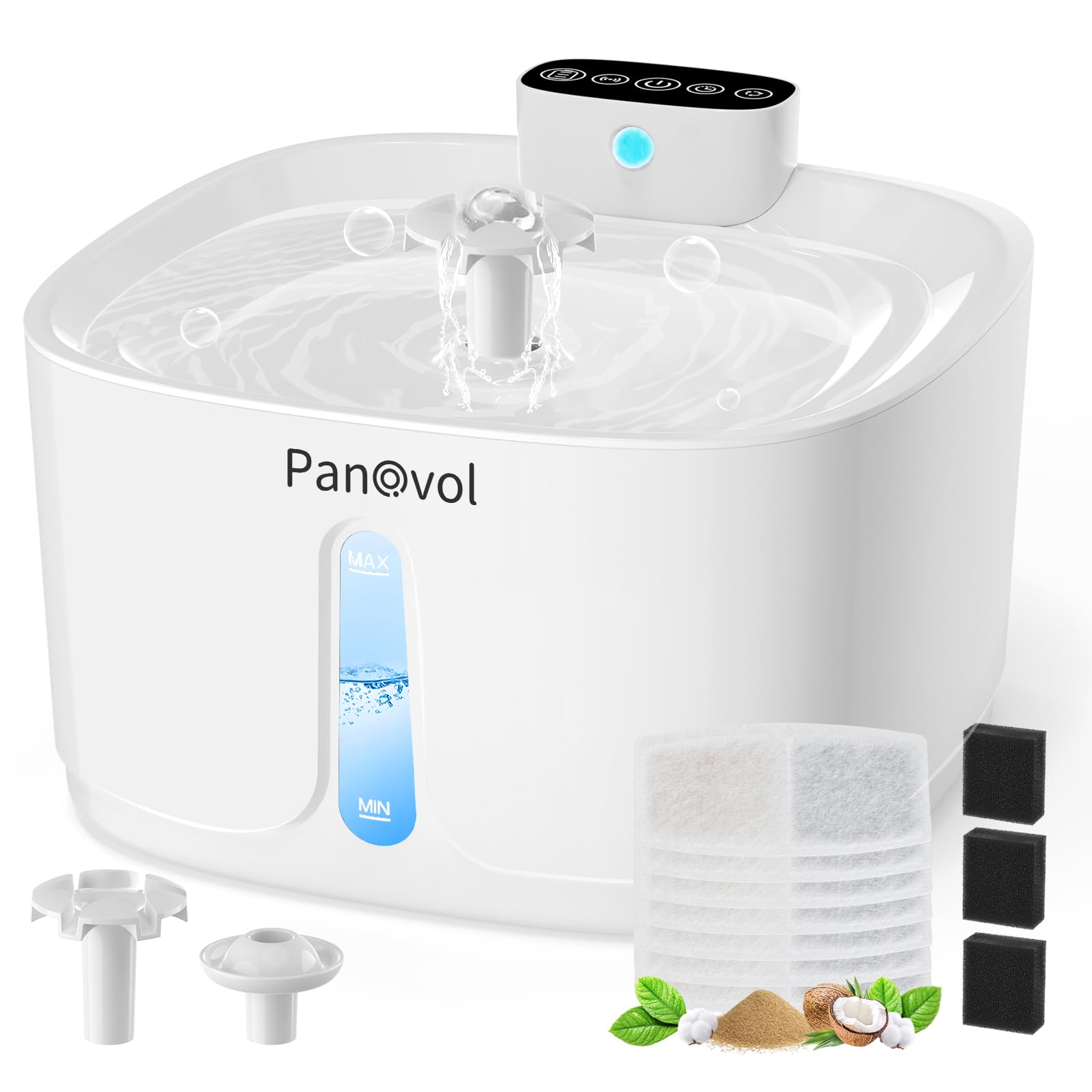 Amazon.co.jp: Euiyi 犬猫用 自動給水器 【3つの給水モード 3.2L大容量