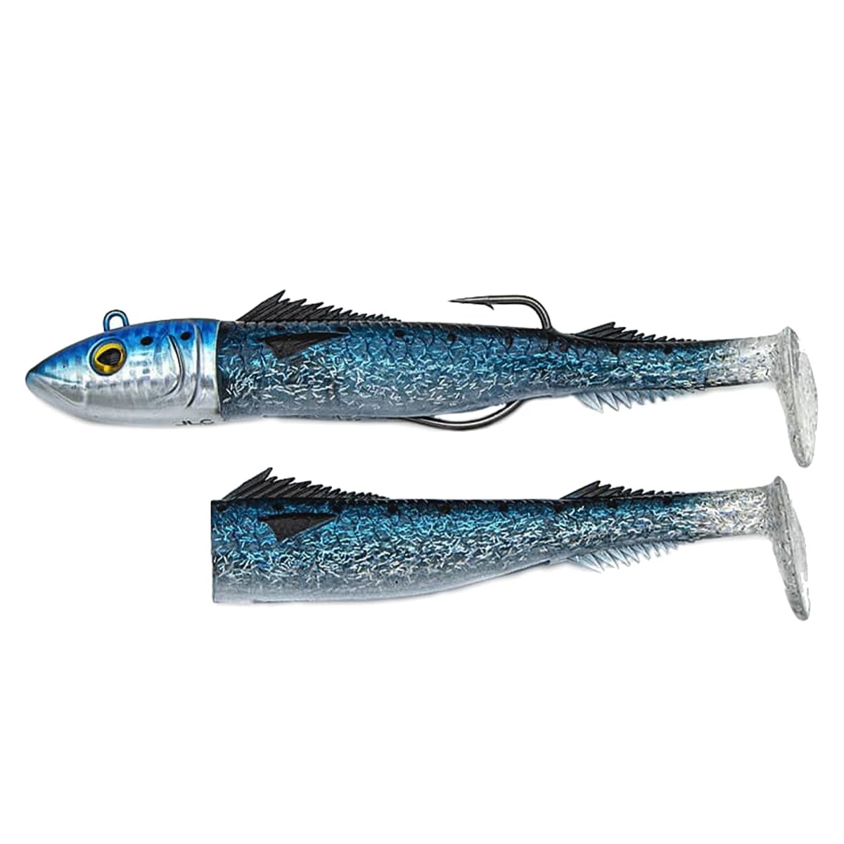 JLC Real Fish Combo 100 gr Kafa + 130mm Vücut + 1 Yedek Vücut #2 Sardina