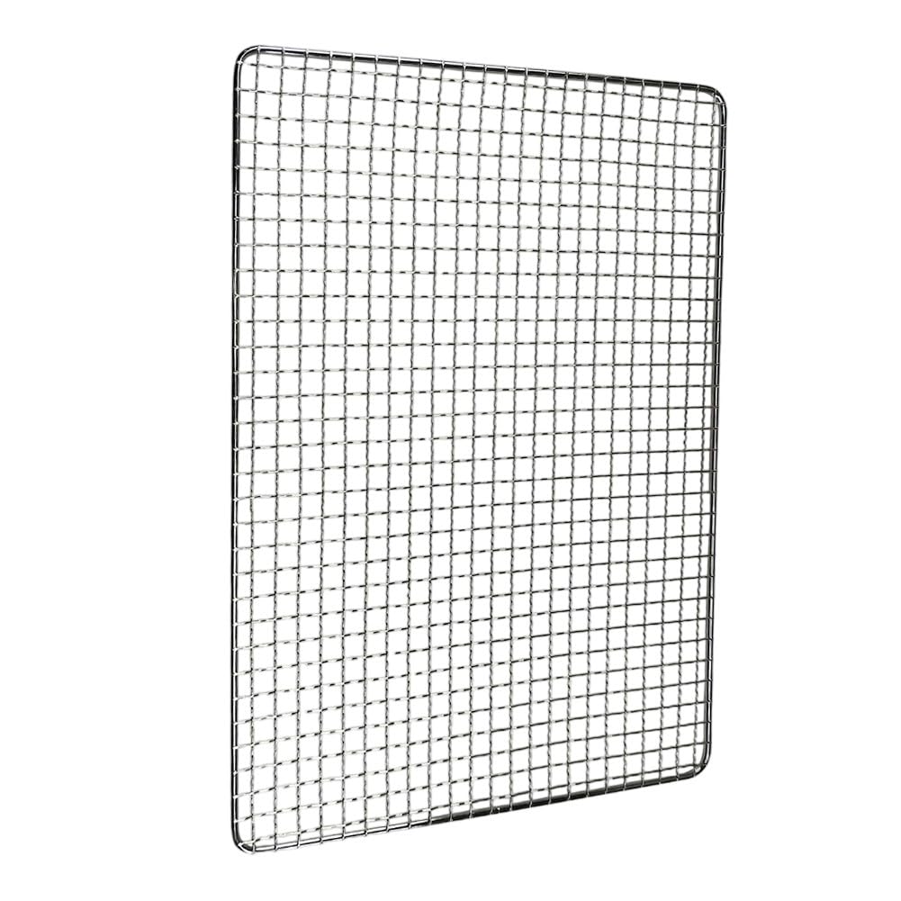 FACAIIO Galvanized Iron Barbecue Grid for Fish, Meat & Vegetables - 50x38cm, 45x30cm, 50x30cm, 50x35cm, 40x30cm, 40x25cm - Silver