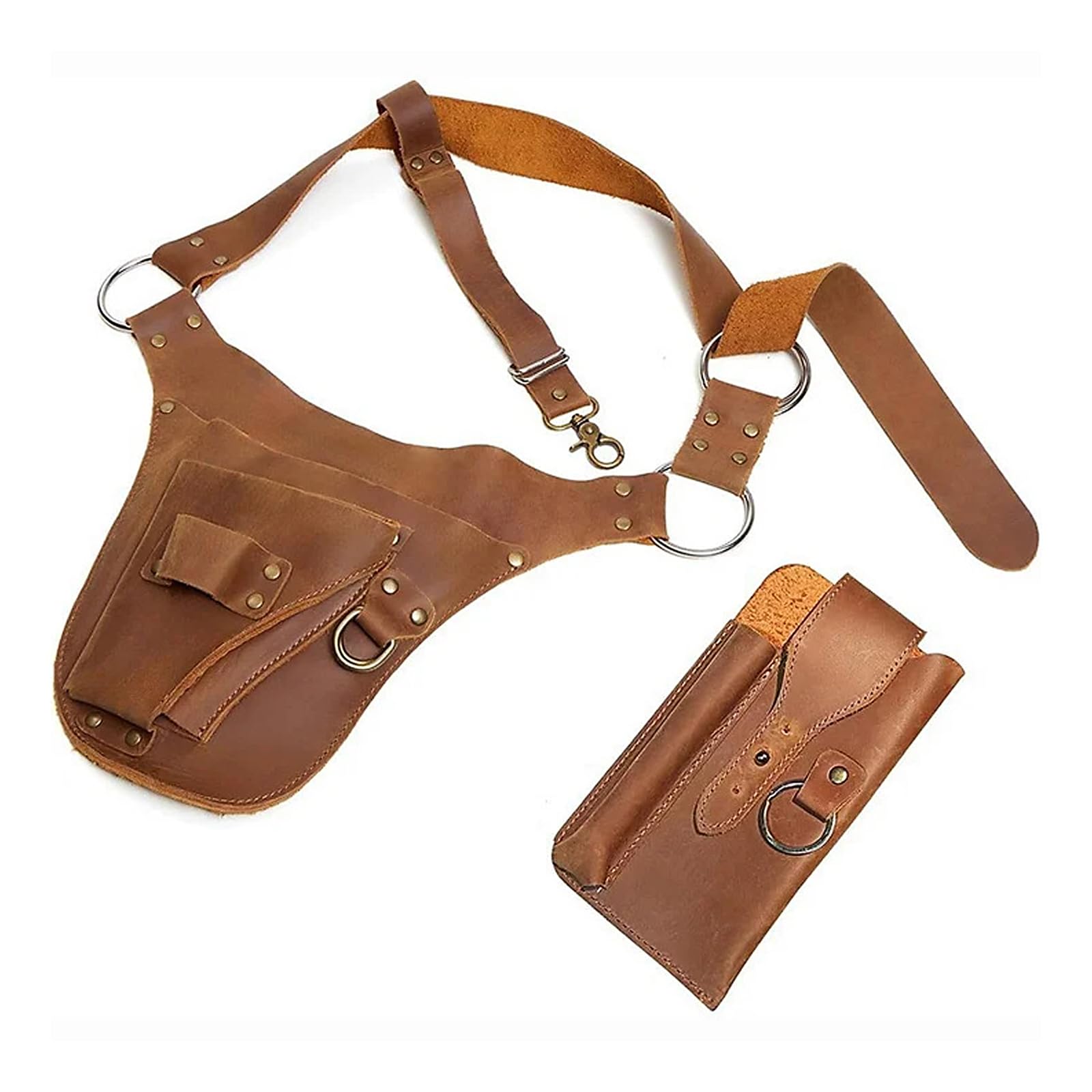 Rgybao Big And Small Bags Pu Leather Waist Tool Bag Electric Waist Belt Tool Pouches Bag For Wrench Hammer Screwdriver