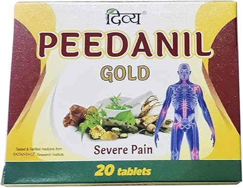 Patanjali Ayurved Ltd Divya Peedanil Gold Tablet (60 TAB) - Paquete de 3