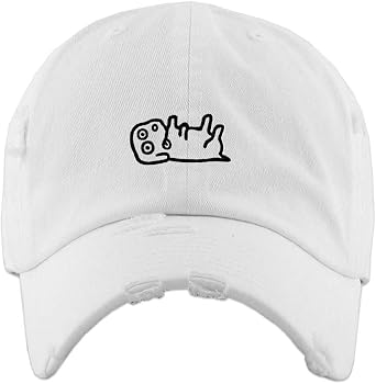 Lazy Dog Vintage Baseball Cap Embroidered Cotton Adjustable Distressed Dad Hat