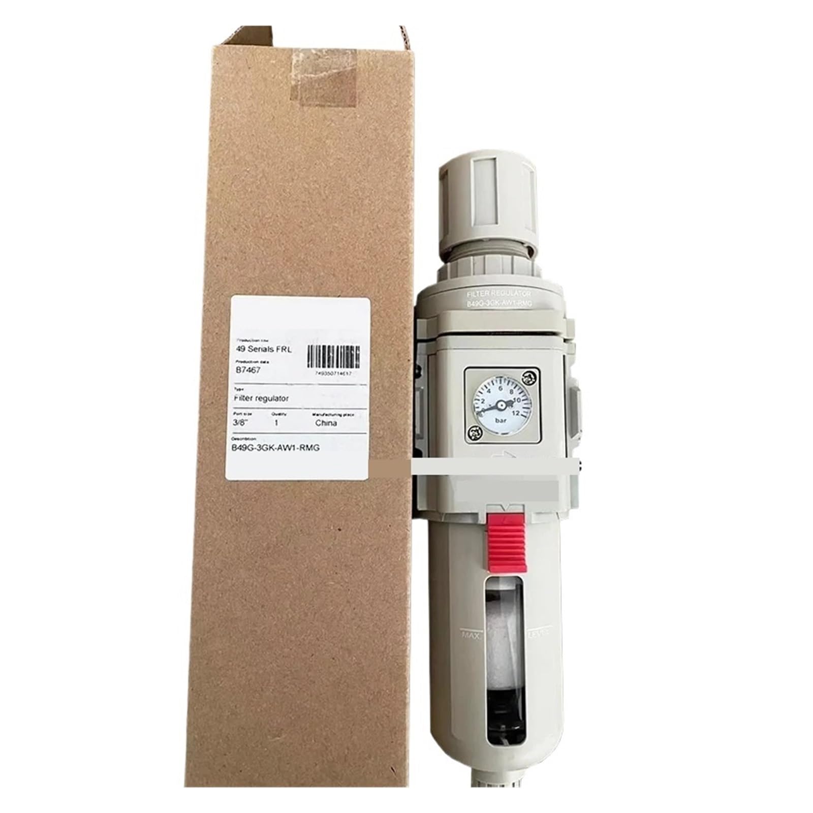 ELZNSQQK B49G-3GK-AW1-RMG G3/8 Screw Thread Filter Regulators