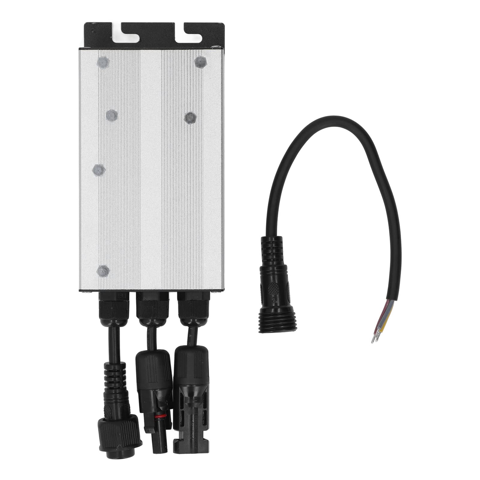 Keenso Micro-onduleur de connexion réseau, énergie d'onde sinusoïdale pure efficace pour petits systèmes solaires, alliage d'aluminium pour utilisation à la maison et au bureau (180 W)