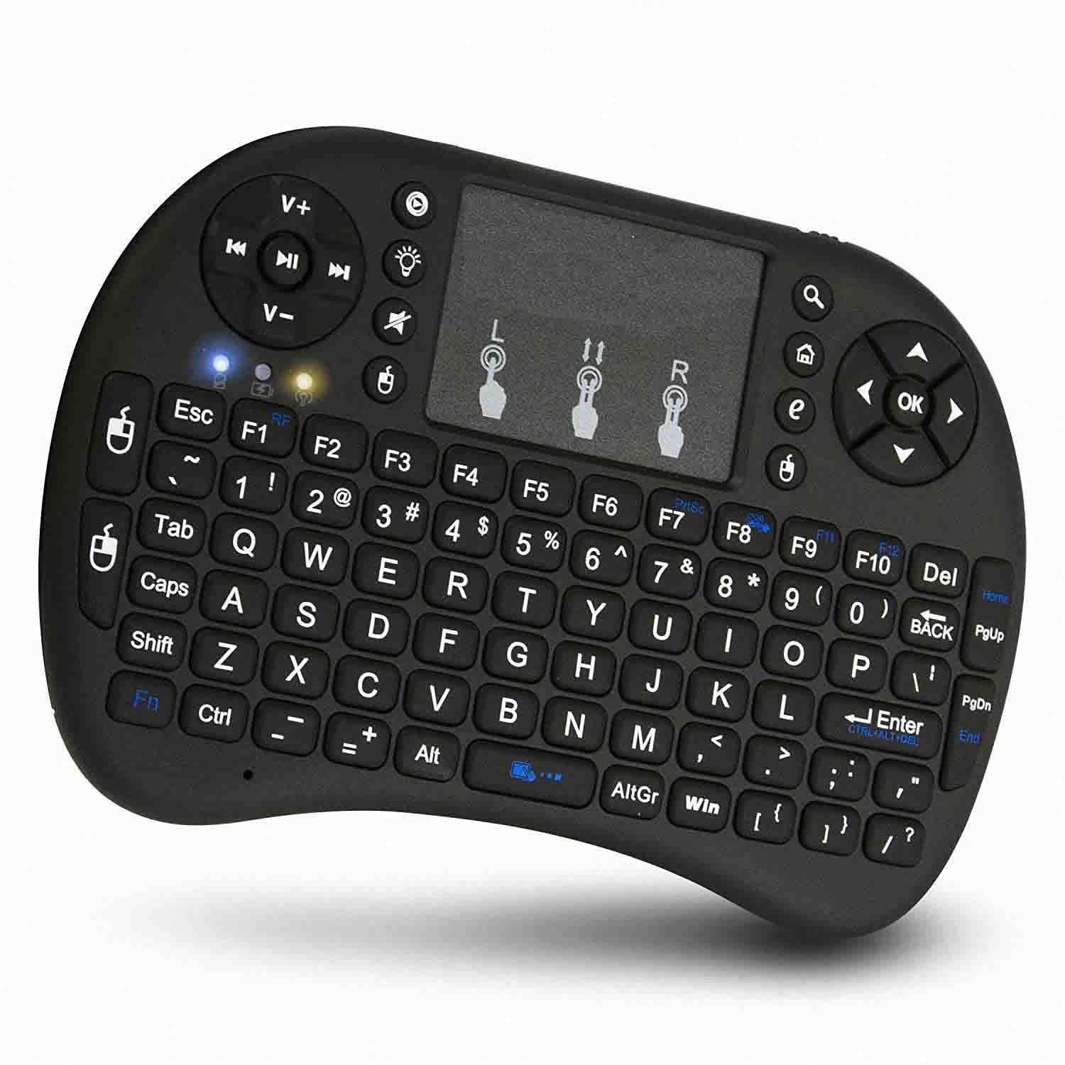 Mini Wireless Keyboard with Touchpad – 2.4GHz Portable Smart Keyboard with Multimedia Keys for Laptop, Desktop, Smart TV, Android TV Box, Tablet & Computer (USB Receiver, Plug & Play)-picture-11