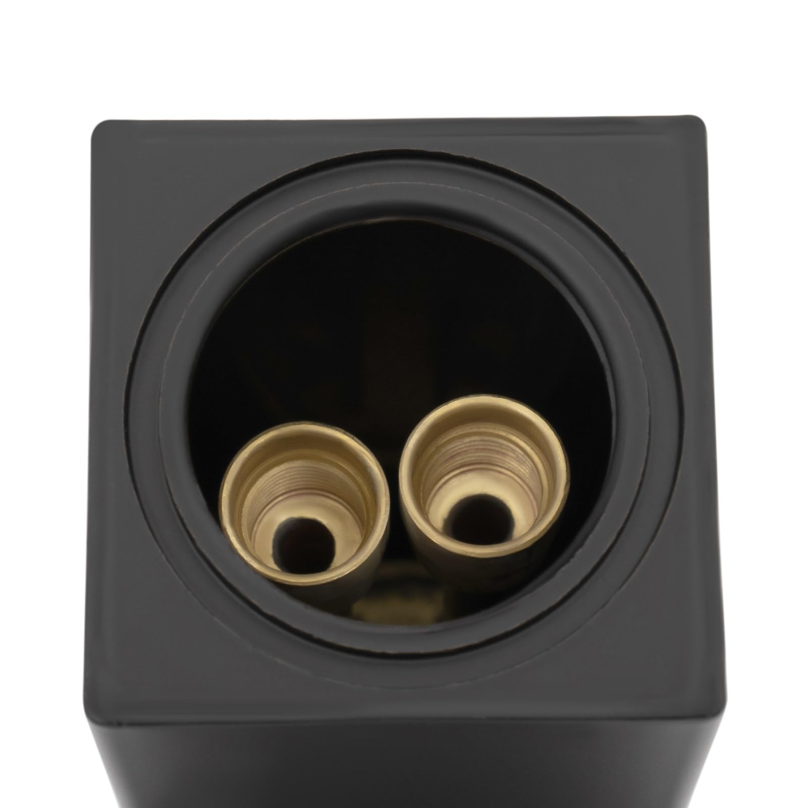 Rubinetto per lavabo, miscelatore monocomando per lavabo, rubinetti, acqua calda fredda, a cascata per bagno con beccuccio, tubo di scarico in acciaio inox, nero
