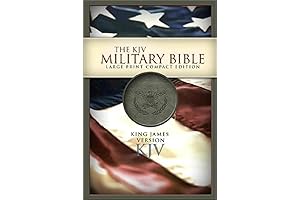 KJV Large Print Military Bible: Your Spiritual Armor for Faith and Strength