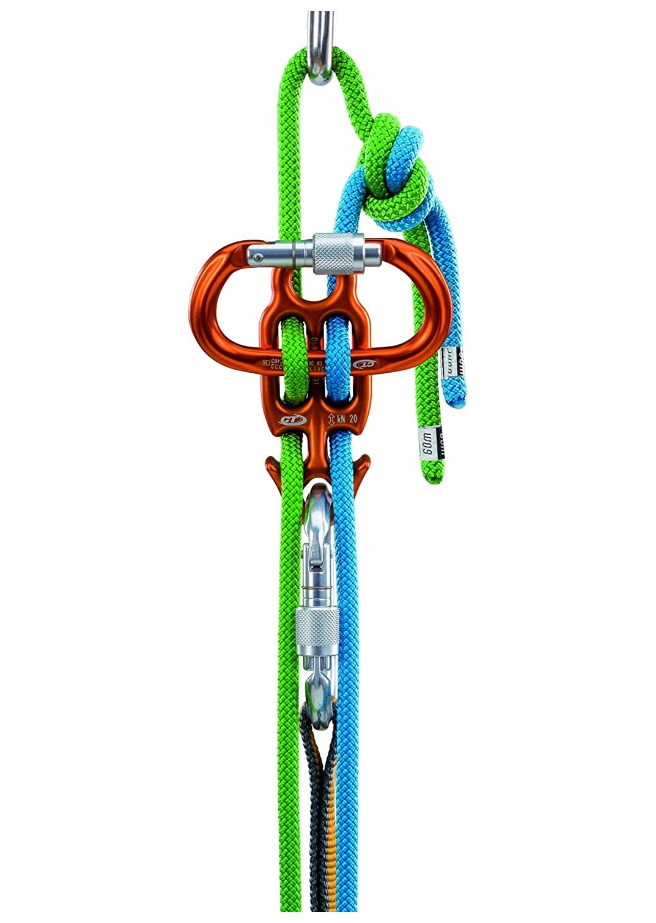 Climbing Technology Grove Discensore Assicuratore Multifunzione, Arancione