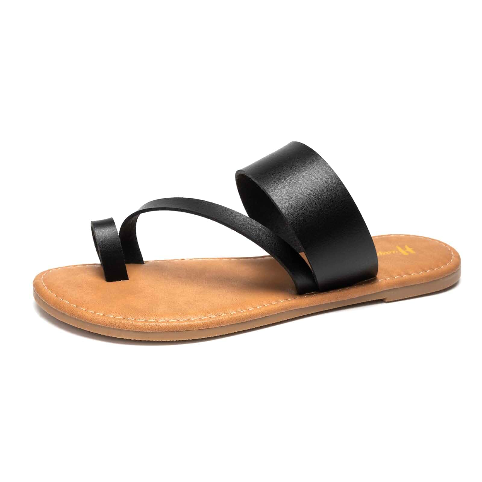 Huayuanwell Women's Slide Sandals Slip On Flat Sandals Flip Flop Thong Sandals Casual Summer Sandals